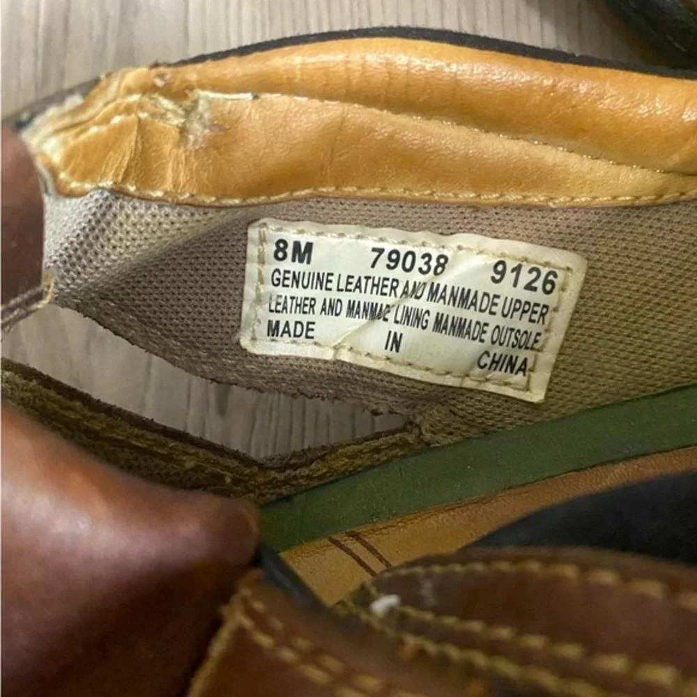 Timberland - Sandals - Brown Altamont leather men size 8 - Picture 7 of 7